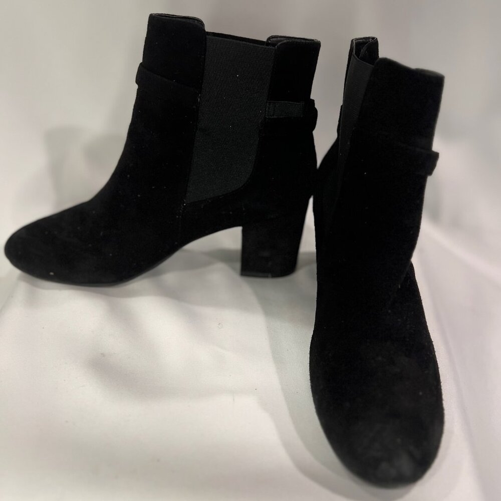Black Suede Booties